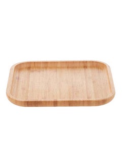 Liying Wooden Square Serveware Brown 2.5x20x20cm  - Image 2
