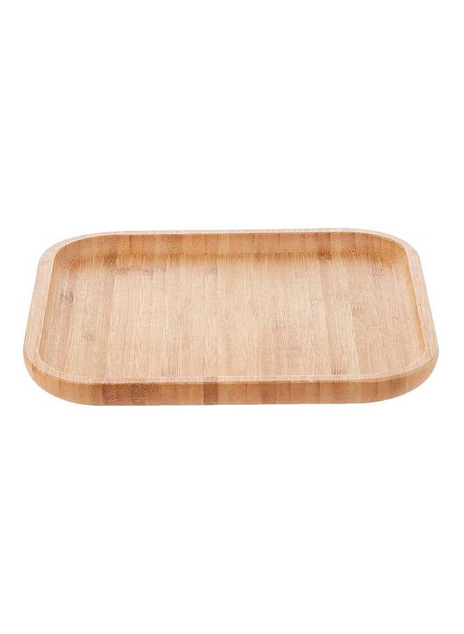 Liying Wooden Square Serveware Brown 2.5x20x20cm  - Image 2