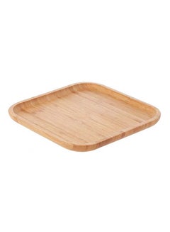 Liying Wooden Square Serveware Brown 2.5x20x20cm  - Image 3
