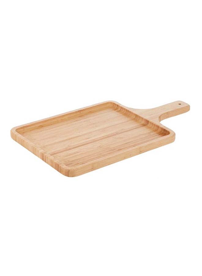 Liying Wooden Square Plate Brown 2.5x24x42centimeter  - Image 2