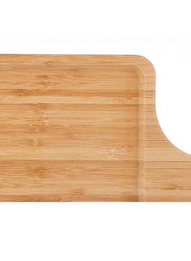 Liying Wooden Square Plate Brown 2.5x24x42centimeter  - Image 3