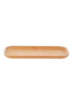 Liying Wooden Rectangle Serving Trays Brown 2.5x15x36cm  - Image 1
