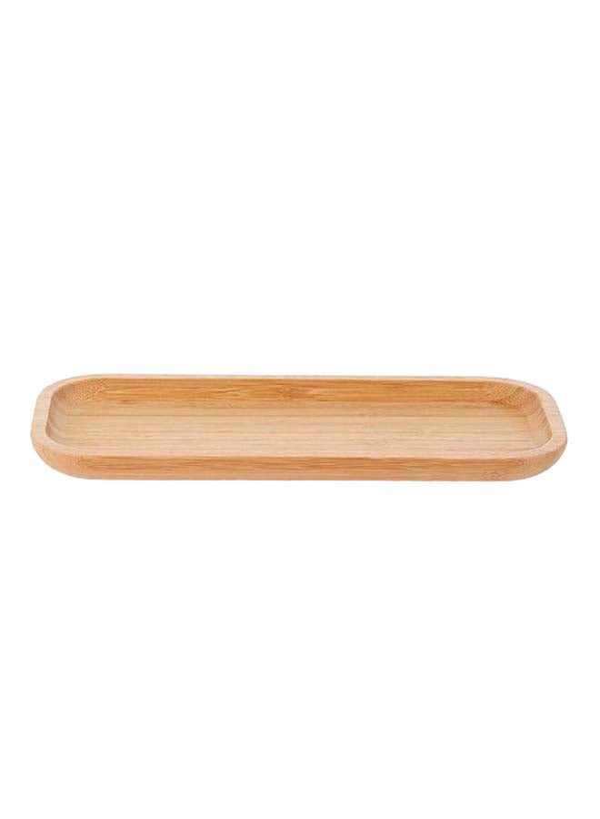 Liying Wooden Rectangle Serving Trays Brown 2.5x15x36cm  - Image 1