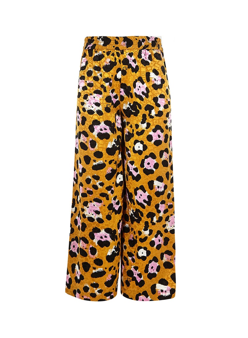Leopard Print Charlie Trouser Multicolour