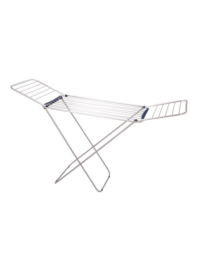 Aluminium Cloth Dryer Silver/Blue 18meter 