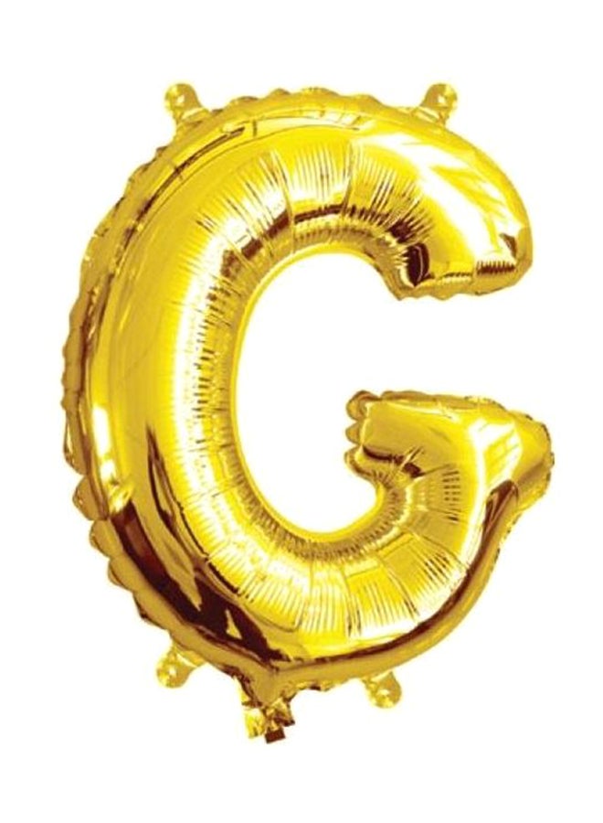 جولد إيدج بالون قصدير على شكل حرف G 15x15x5سم 