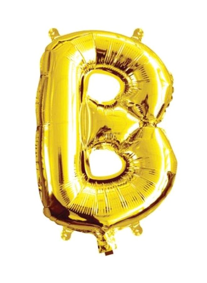 Goldedge B Letter Alphabet Foil Balloon 32inch