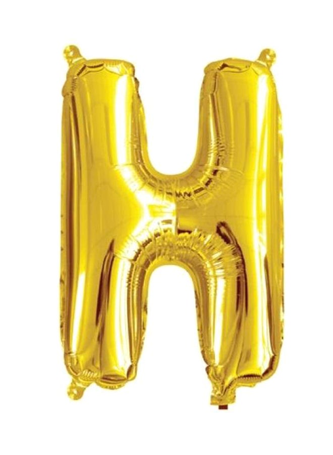 Goldedge H Shaped Foil Balloon 32inch