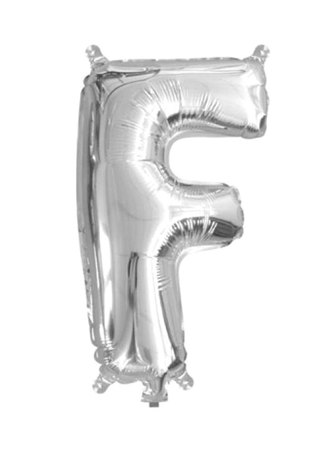 Goldedge Alphabet F Shaped Foil Balloon 32inch