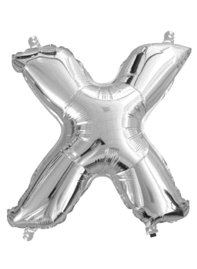 جولد إيدج بالون للحفلات قابل للنفخ بتصميم على شكل حرف X 39x39x29سم