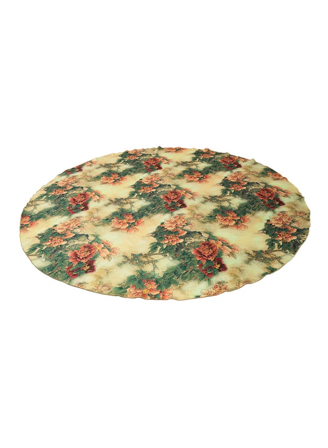 homgeek Round Floral Print Beach Towel Multicolour 145cm  - Image 2