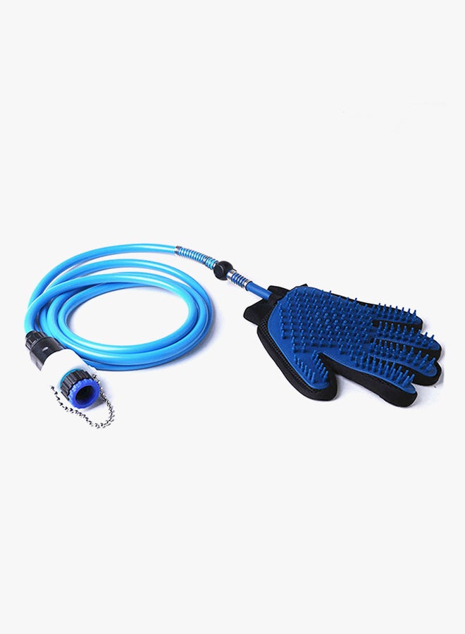 Carno Pet Shower Grooming Glove Blue/Black - Image 2