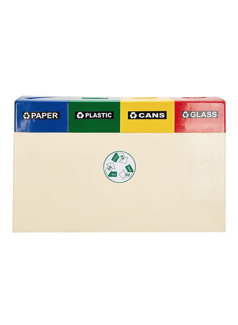 4 In 1 Recycle Bin Multicolour