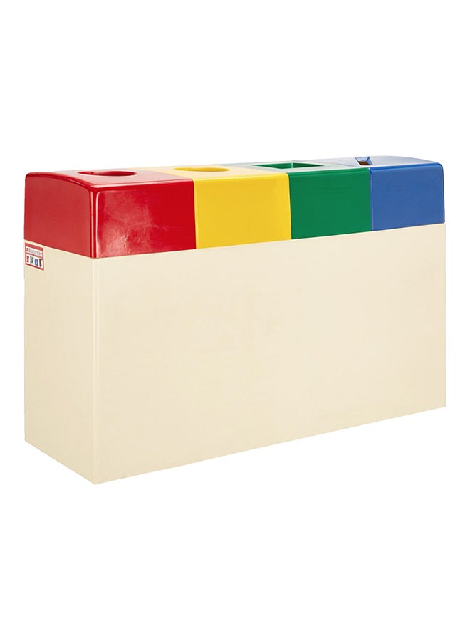 4 In 1 Recycle Bin Multicolour
