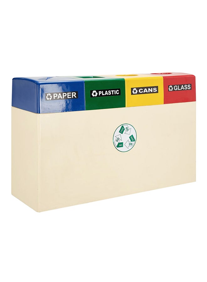 4 In 1 Recycle Bin Multicolour