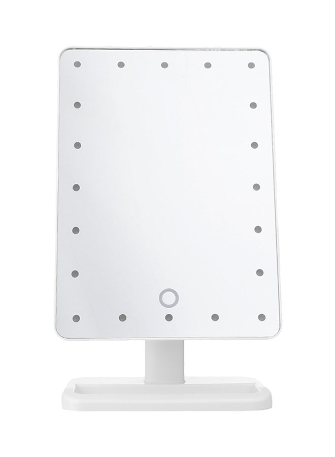 Generic Table Mirror With 20 LED 199118601 White  - Image 1