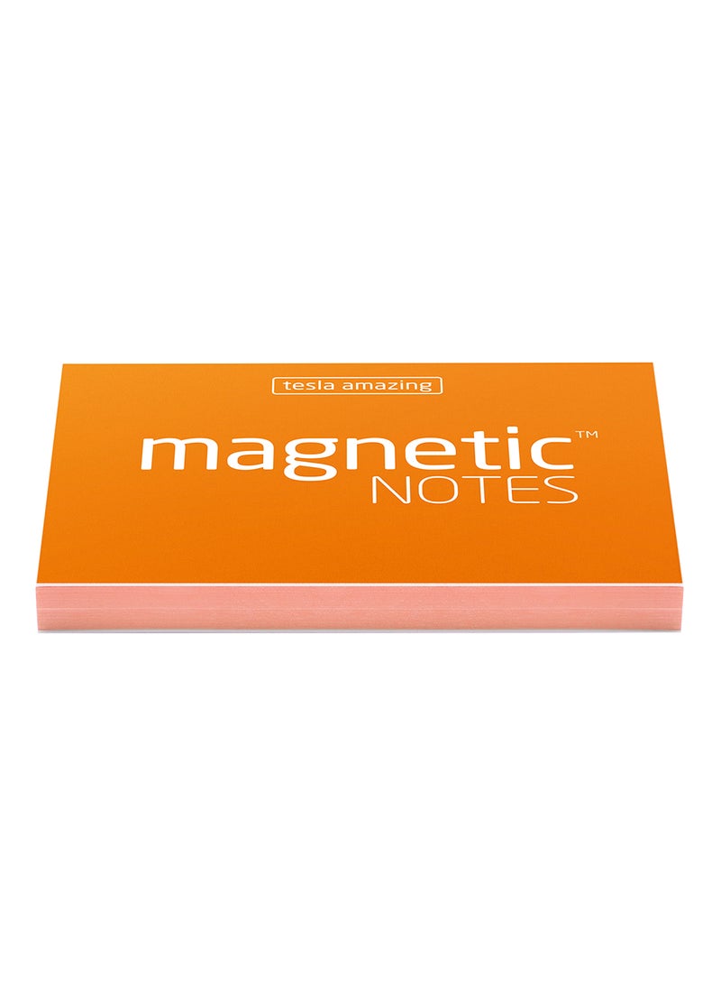 100-Sheets Magnetic Sticky Note Orange - v1534916551/N16523117A_1