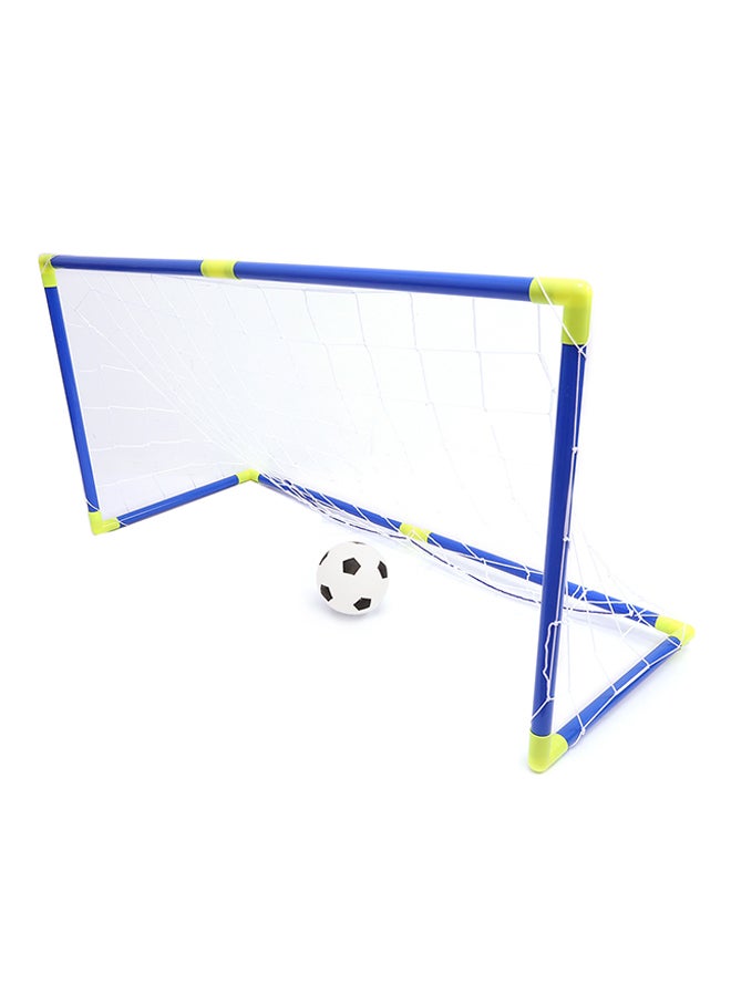2-Piece Portable Football Goal Net Set Fun Activity Creative Play Set For Kids 112x 41x 56cm - Image 5