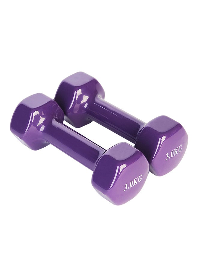 body heart - Set Of Dumbbells 2x3 Kg 3kg 3kg - Image 1