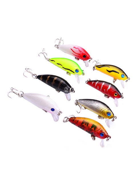 8-Piece Hard Fishing Lure Bait - 5 cm 5cm