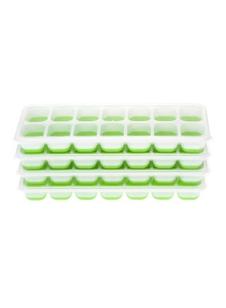 4-Piece Ice Cube Tray Green 89grams - v1534928828/N16565671A_1