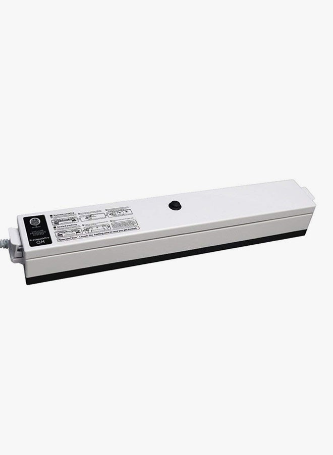 Everrich Vacuum Sealer Machine With 15 Piece Pouch Black/White 700grams  - Image 2