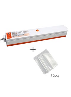 Everrich Vacuum Sealer With 15 Piece Pouch FR-E2 White/Orange  - Image 1