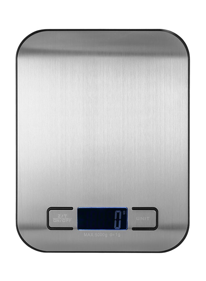 Everrich Electric Kitchen Scale Black/Silver 5kg  - Image 1