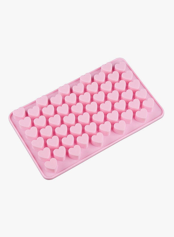 Everrich 55 Hole Heart Shape Ice Mould Pink 55grams  - Image 2