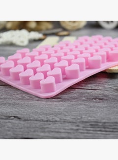Everrich 55 Hole Heart Shape Ice Mould Pink 55grams  - Image 4