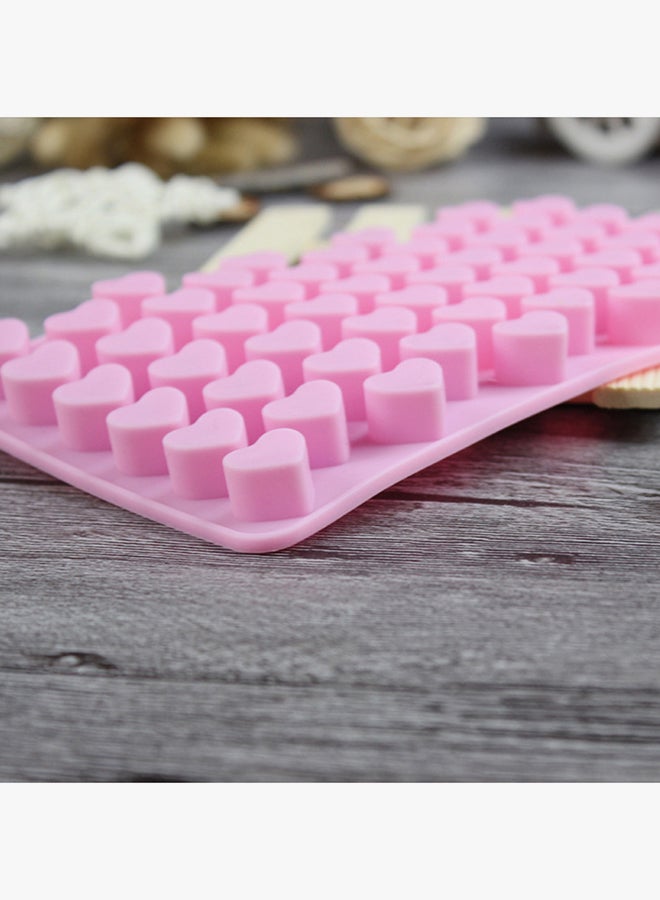Everrich 55 Hole Heart Shape Ice Mould Pink 55grams  - Image 4