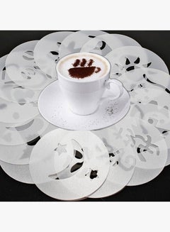 16-Piece Coffee Printing Stencil White 33grams - v1534928855/N16565706A_2