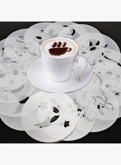Everrich 16-Piece Coffee Printing Stencil White 33grams  - Image 2