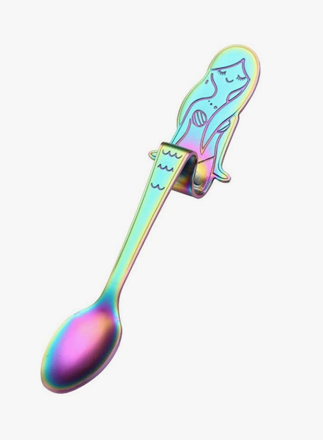 إيفريتش ملعقة شاي من الستانلس ستيل بتصميم حورية بحر متعدد الألوان 17.4جرام - Image 2