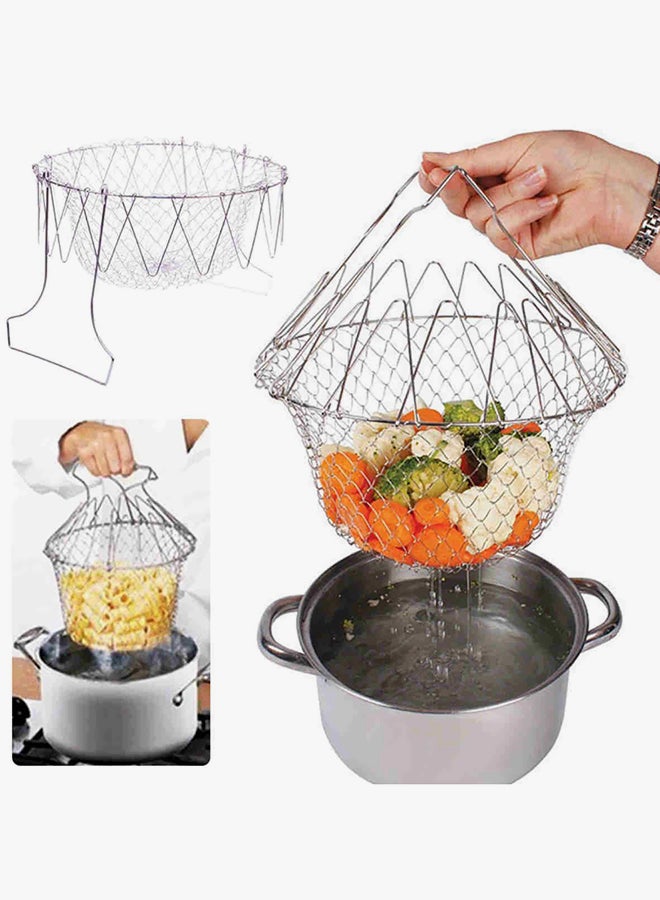 إيفريتش سلة قلي قابلة للطي فضي 125جرام - Image 2