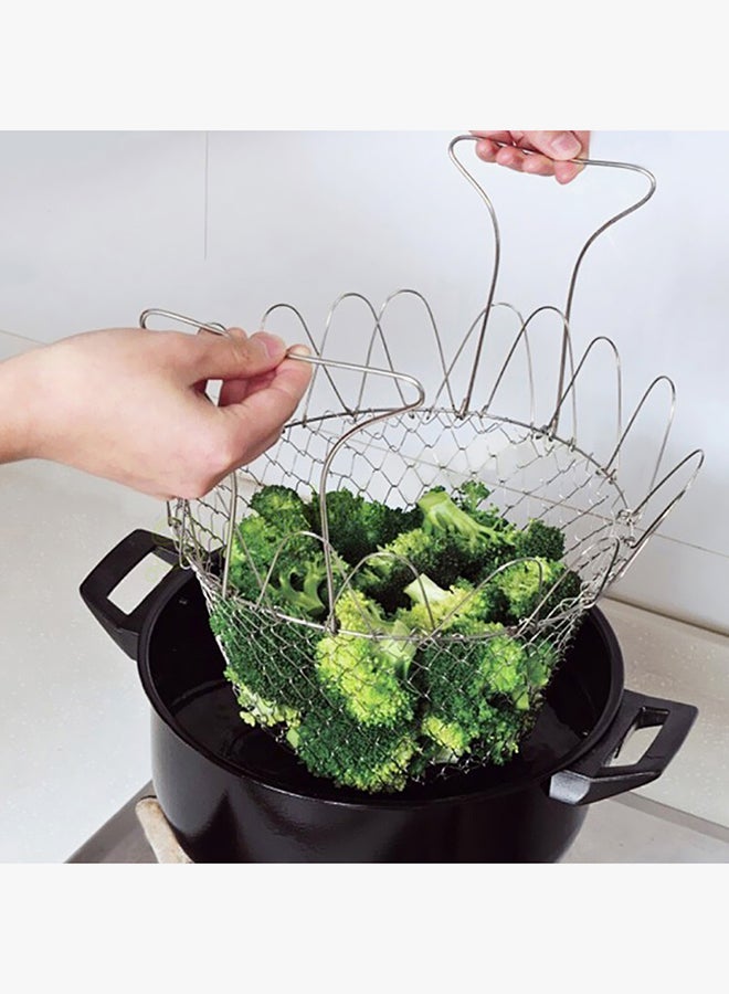 إيفريتش سلة قلي قابلة للطي فضي 125جرام - Image 3