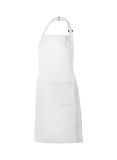 Everrich Esonmus Kitchen Apron With Adjustable Neck Belt And 2 Pockets White 67grams  - Image 1