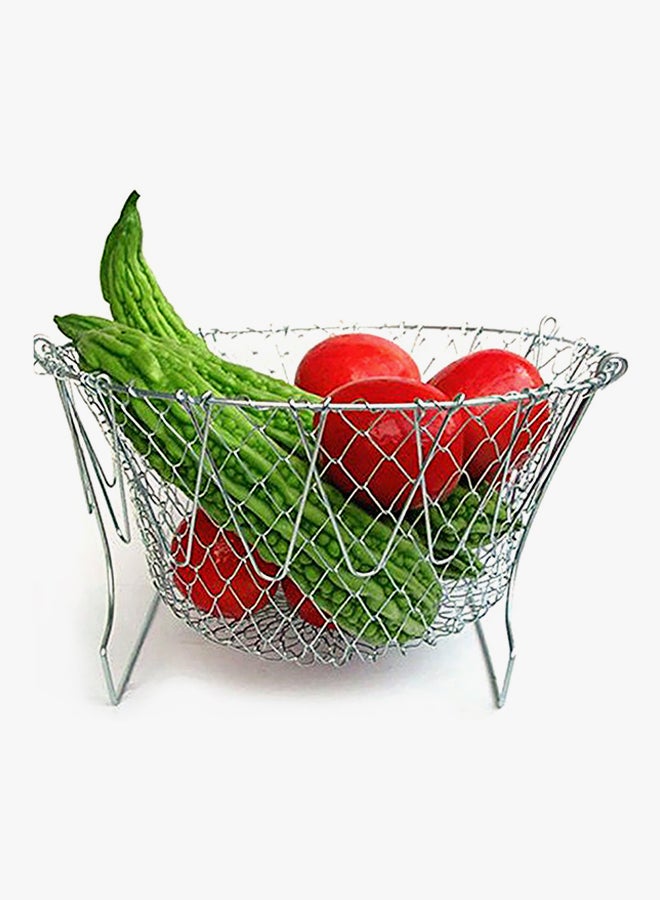 إيفريتش سلة قلي قابلة للطي فضي 125جرام - Image 4