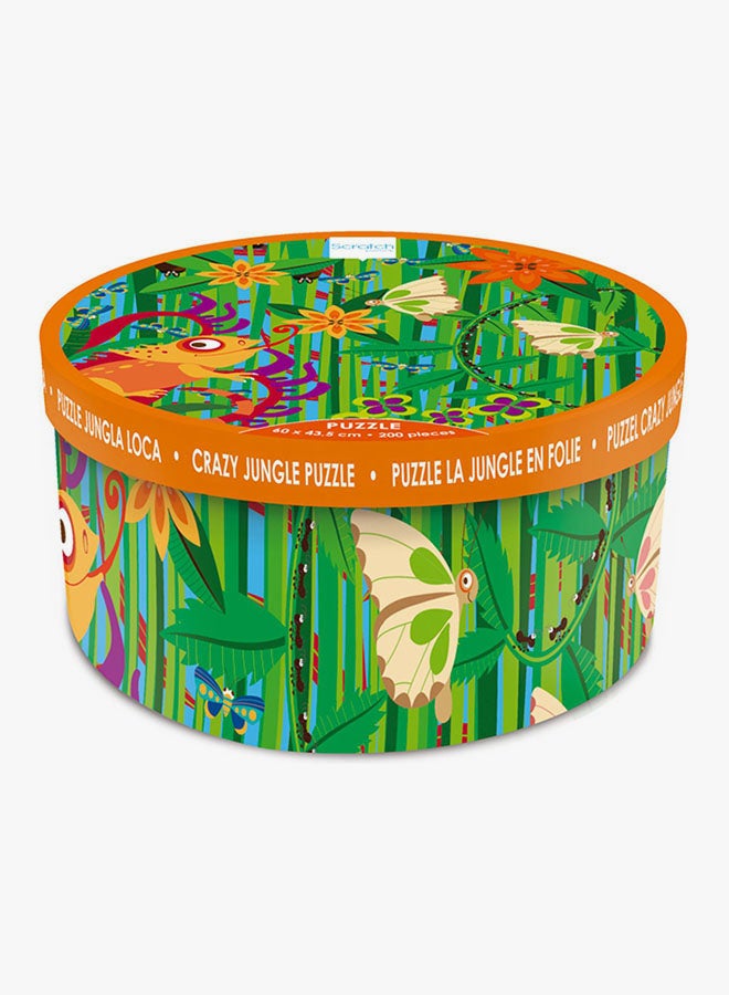 Scratch 200-Piece Crazy Jungle Jigsaw Puzzle  - Image 3