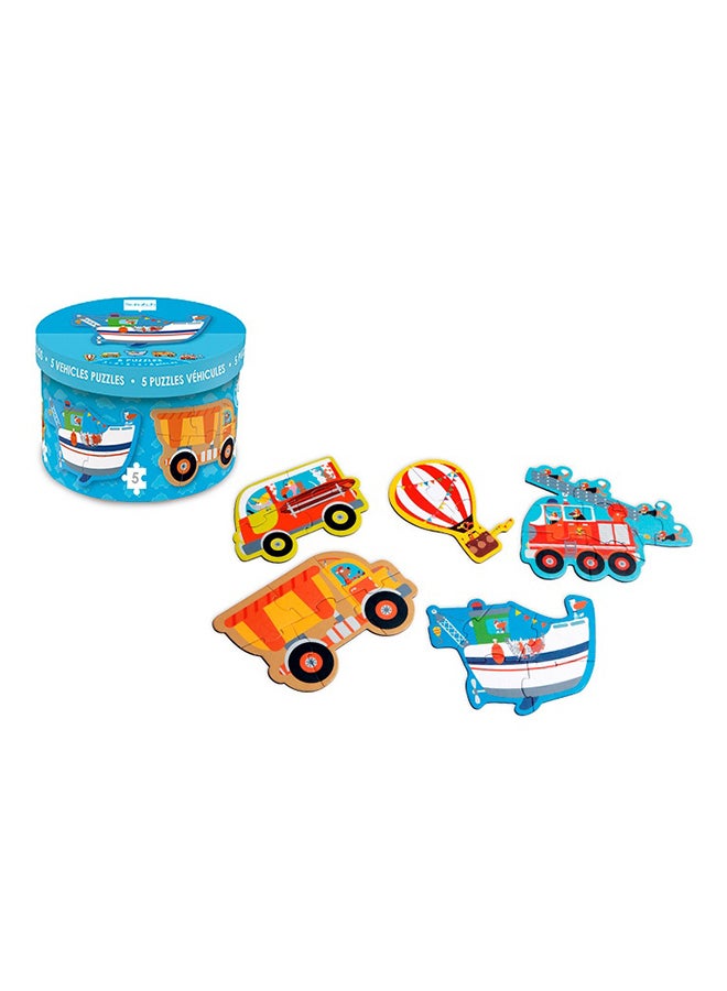5-Piece Vehicles Puzzle Set