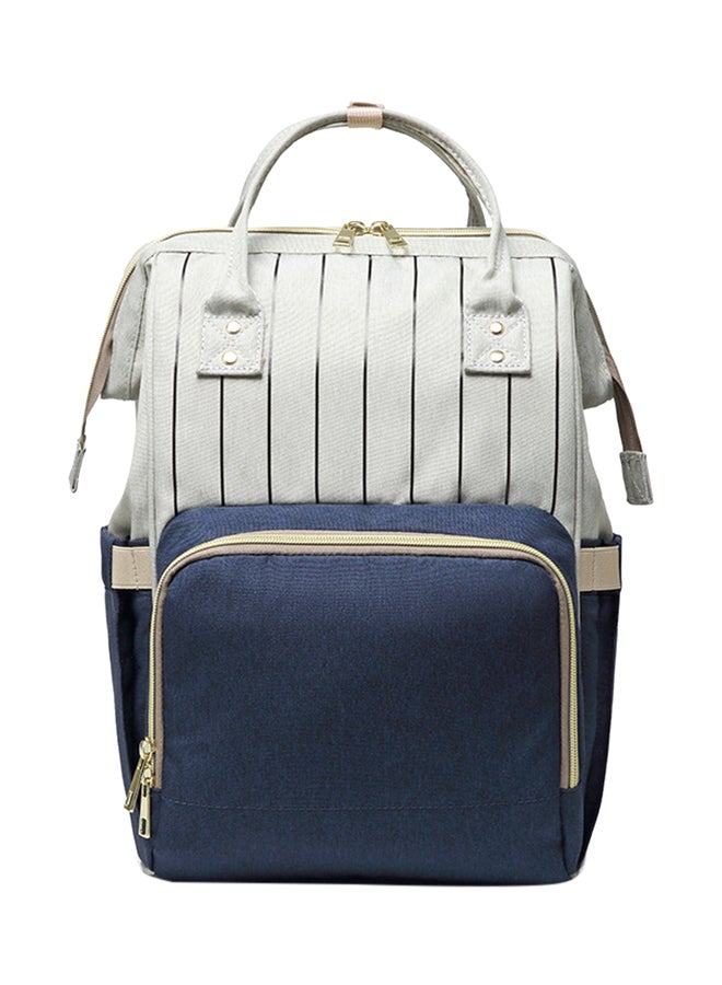 Sharpdo Solid Water-Proof Baby Diaper Bag Fdm-H00 Blue/Grey 