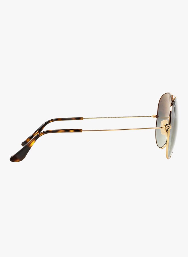 Ray-Ban Men's Aviator Sunglasses - RB3025 181 71 - Lens Size: 58 mm - Gold - Image 3