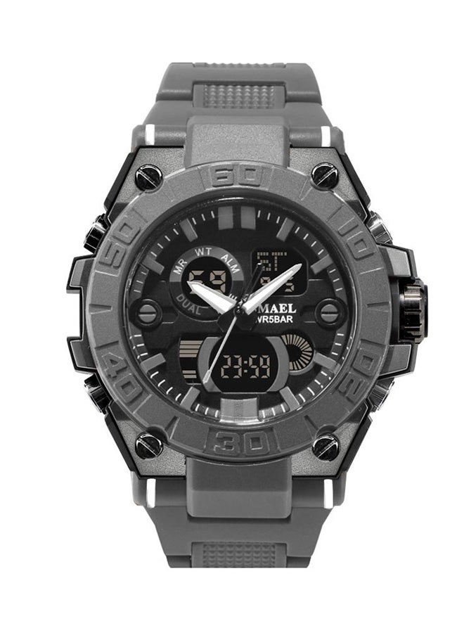 unisex Water Resistant Rubber Analog+Digital Watch 8003