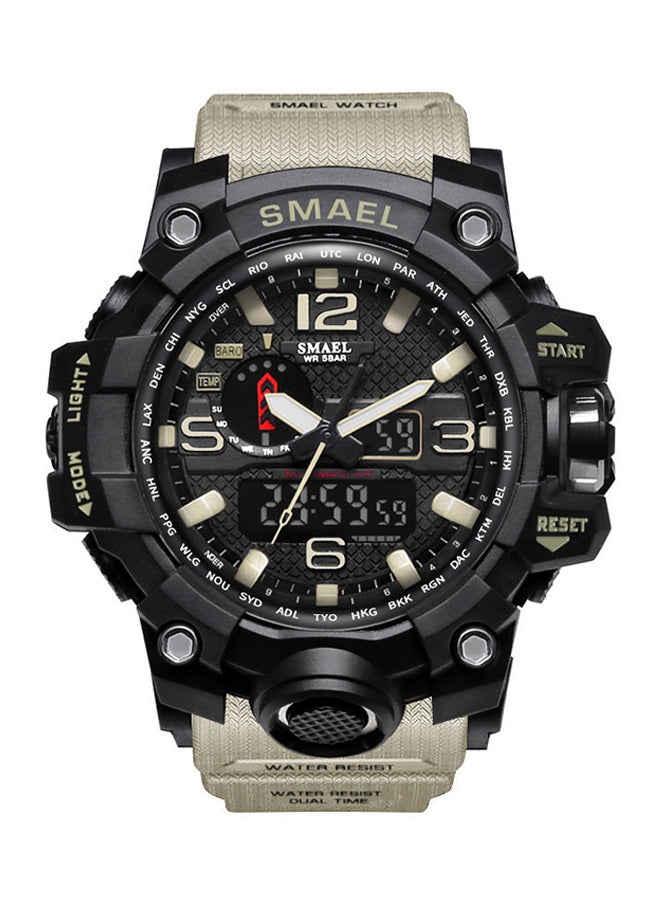 Water Resistant Plastic Analog+Digital Watch Ws1545
