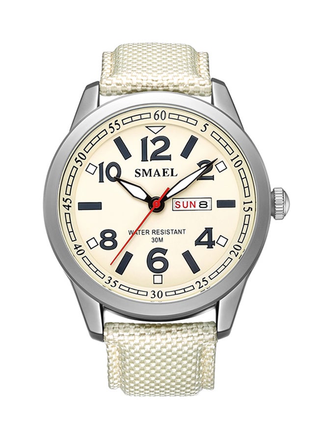 SMAEL Water Resistant Leather Analog Watch 1317