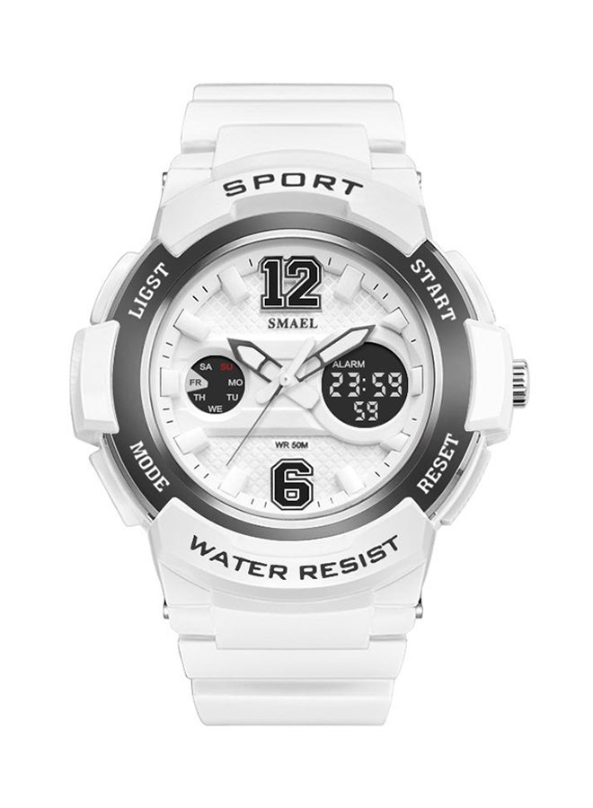 unisex Water Resistant Resin Analog+Digital Watch 1632