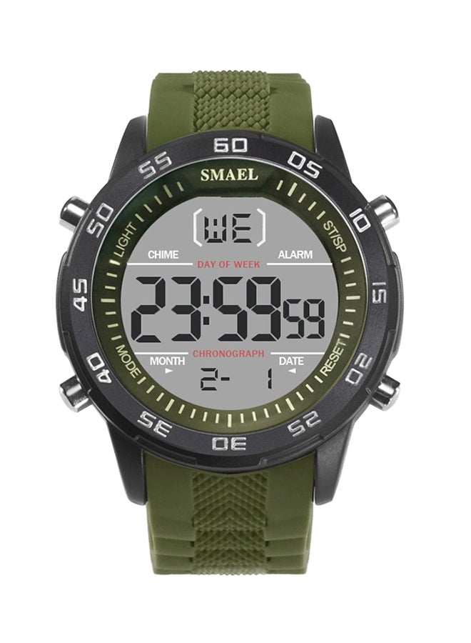 SMAEL unisex Water Resistant Silicone Digital Watch 1067