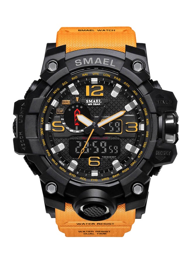 Water Resistant Plastic Analog+Digital Watch Ws1545