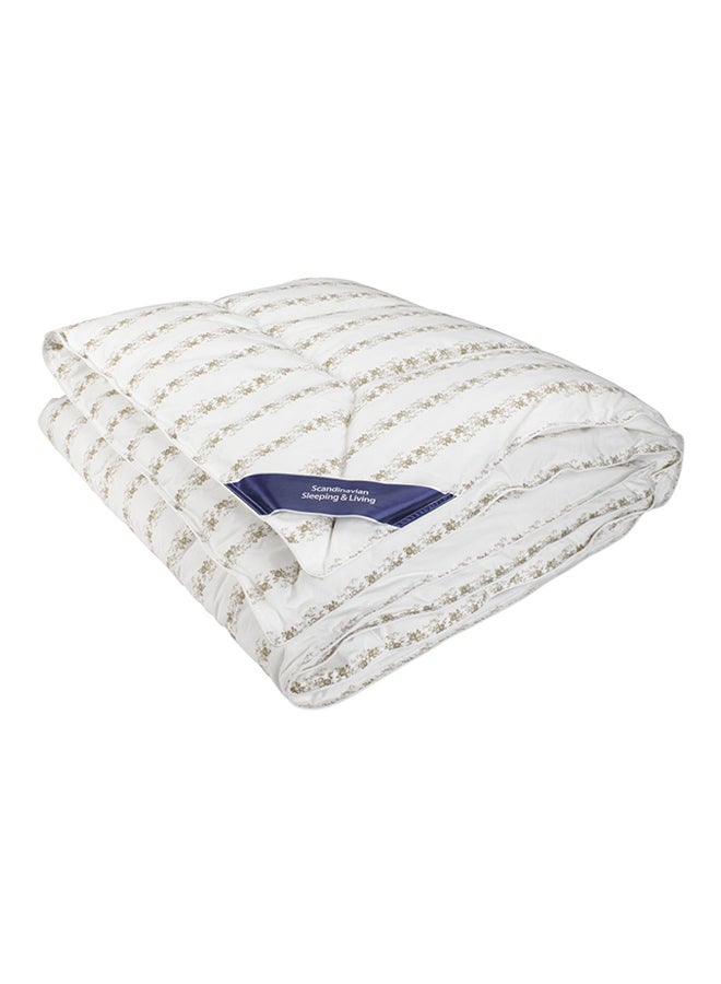JYSK - Tronfjellet Warm Duvet cotton White/Beige 135x200cm - Image 1