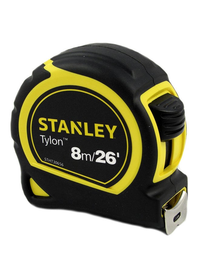 Stanley Tylon Measuring Tape Black/Yellow 8meter 